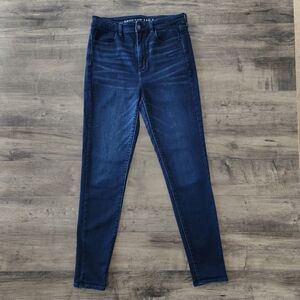 American Eagle Super Hi-Rise Jegging Super Stretch Women's 8 Long